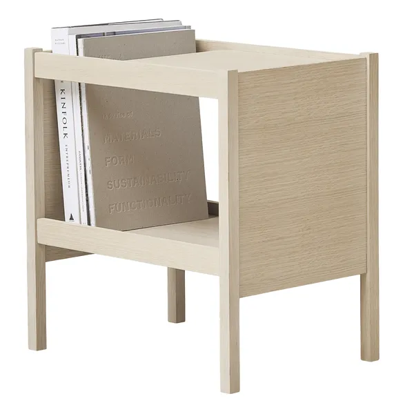 Journal Sidebord Hvitoljet Eik