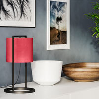 Vieste Bordlampe H45 cm Rød