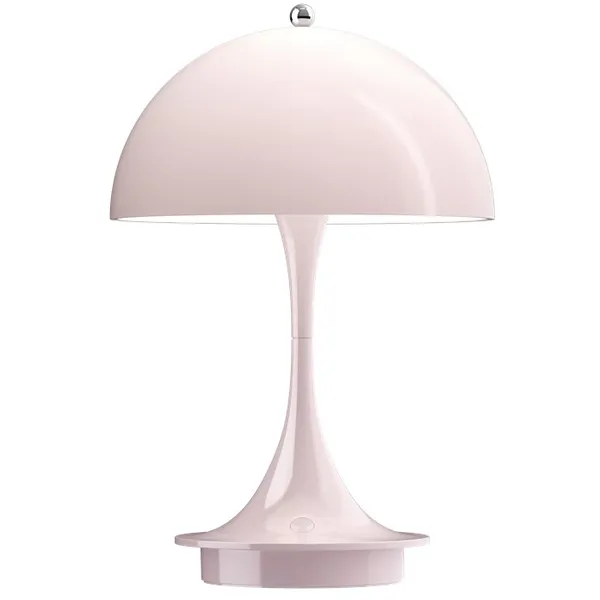 Panthella 160 Bordlampe Bærbar Pale Rose Opal Acryl