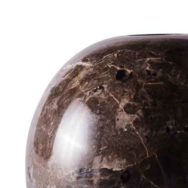 Sphere Kynttilänjalka Marmori Ø10 cm Harmaa