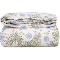 Plumbago Muslin Duvet Cover Single 150x210 cm