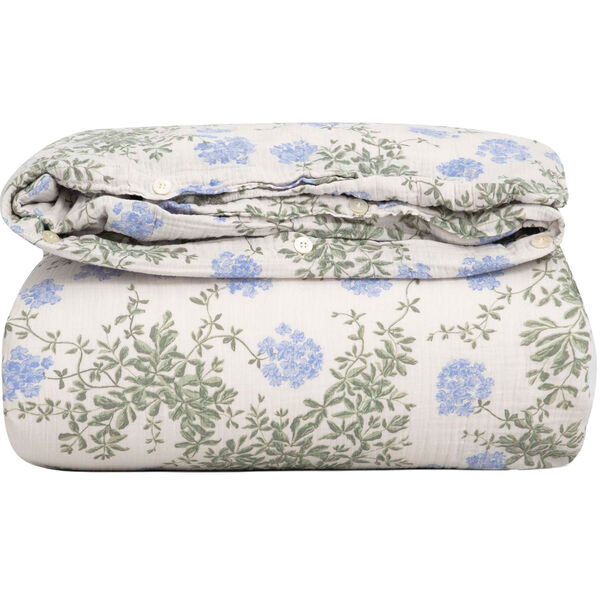 Plumbago Muslin Duvet Cover Single 150x210 cm