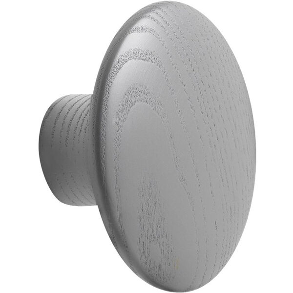 Dots Krog Træ Ø9 cm Mørkegrå