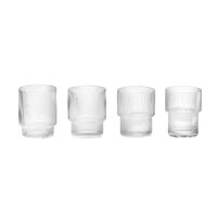Ripple Glas 4-pack Klar