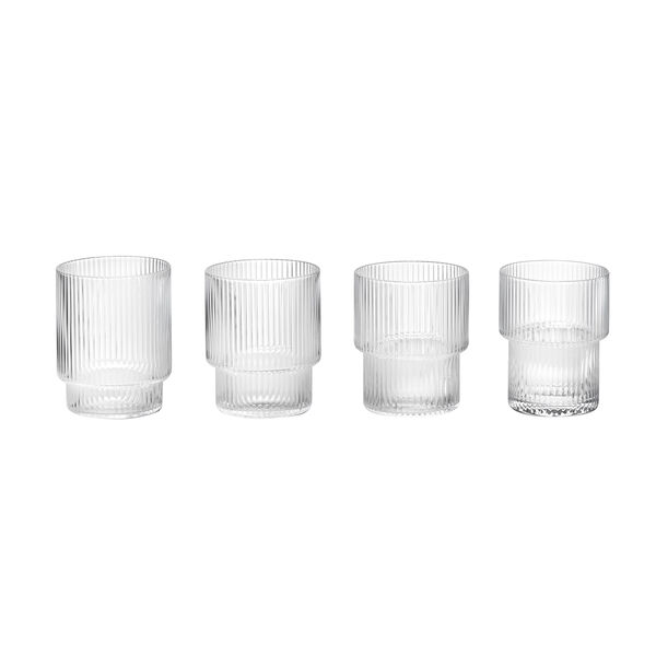 Ripple Glas 4-pak Klart
