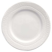 Stripes Tallerken 21 cm Hvid