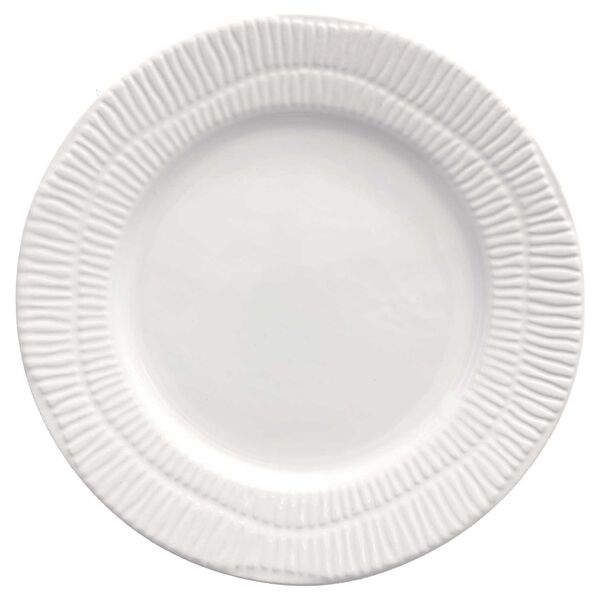 Stripes Tallerken 21 cm Hvid