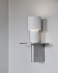 Iluma Bordlampe Bærbar Sølv