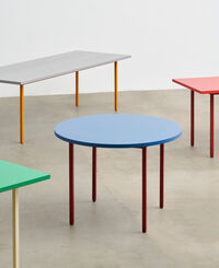 Two-Colour Bord Ø105 cm Vinrødt / Blåt