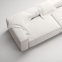 Grand Nelipaikkainen Sohva Steam White