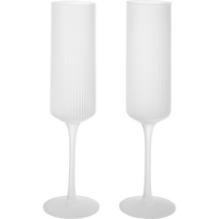 Ripple Champagneglass 2-pk Frosted