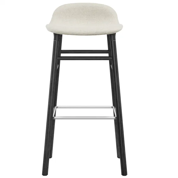Form Baarijakkara 75 cm Valkoinen / Musta Tammi