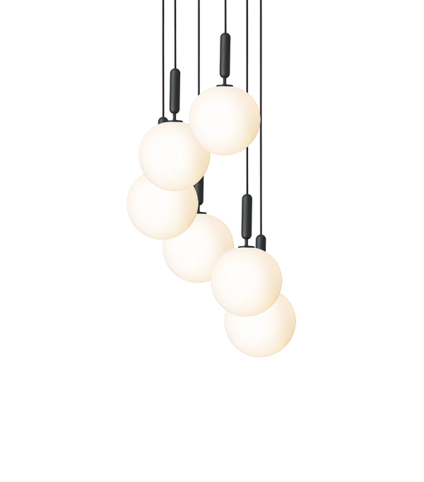 Miira 6 Lysekrone 470 mm Rock Grey / Opal