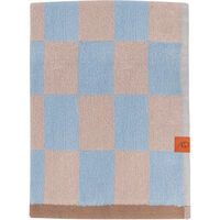 Retro Badehåndklæde 70x133 cm Lyseblåt