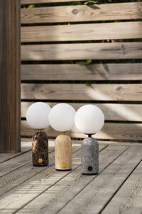 Torrano Bordlampe Bærbar Travertin