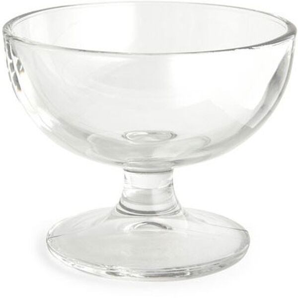 Glass Dessert Bowl 105 cm Clear