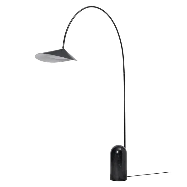 Arum Gulvlampe Buet Sort