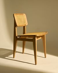 C-Chair Outdoor Ruokapöydän Tuoli Tiikki / French Cane