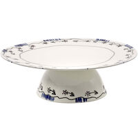 Midnight Flowers Cake Stand Large 28 cm Milk