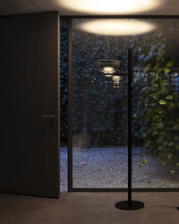 Nocturne Floor Lamp Bowl Black