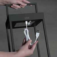Portofino Bordlampe Bærbar Svart