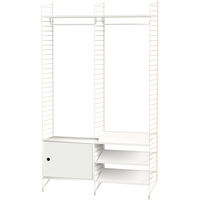 String Hylle Kombinasjon S Gang Hvit / Beige