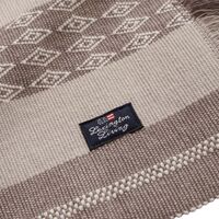 Jacquard Striped Bordstablett 40x50 cm Vit/Beige