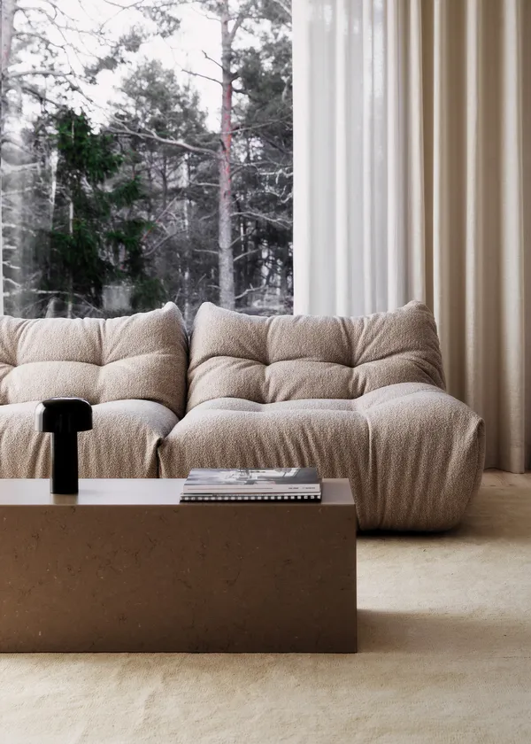 MONO Modulsoffa Höger Clay Beige