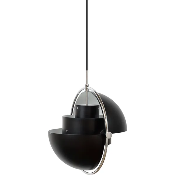 Multi-Lite Pendel 36 cm Chrome / Blank Messing
