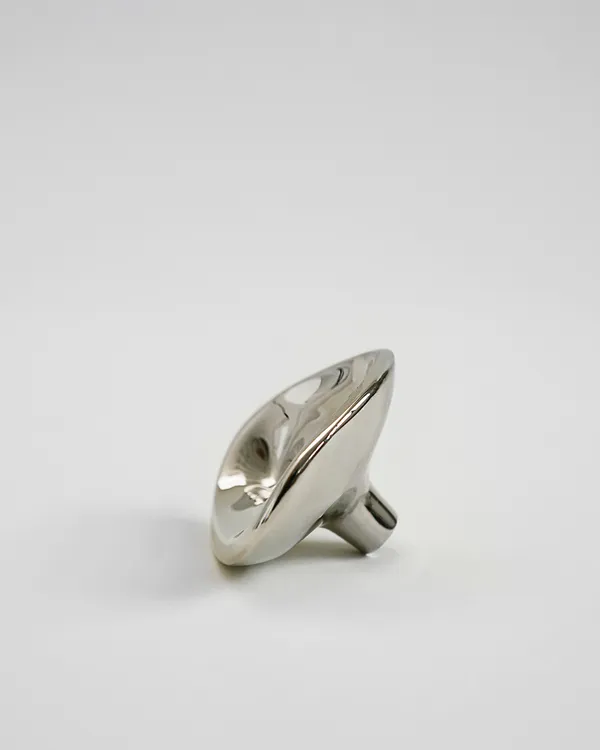 Ripple Knob Väggkrok 8 cm Silver