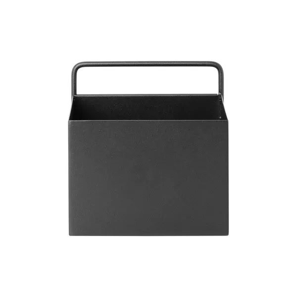 Wall Box Square Musta