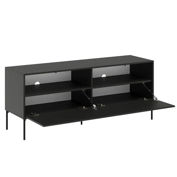 Bloc Tv-Bord 136 cm Sort