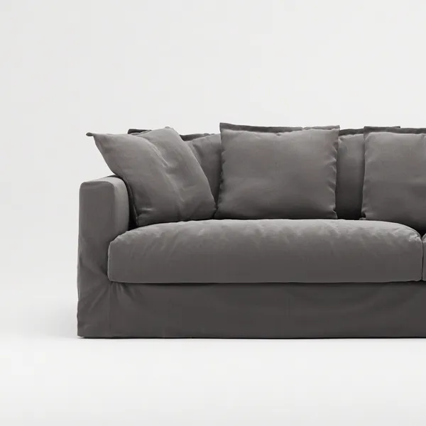 Stopning Til Le Grand Air 4-seter Sofa Bomull Grå