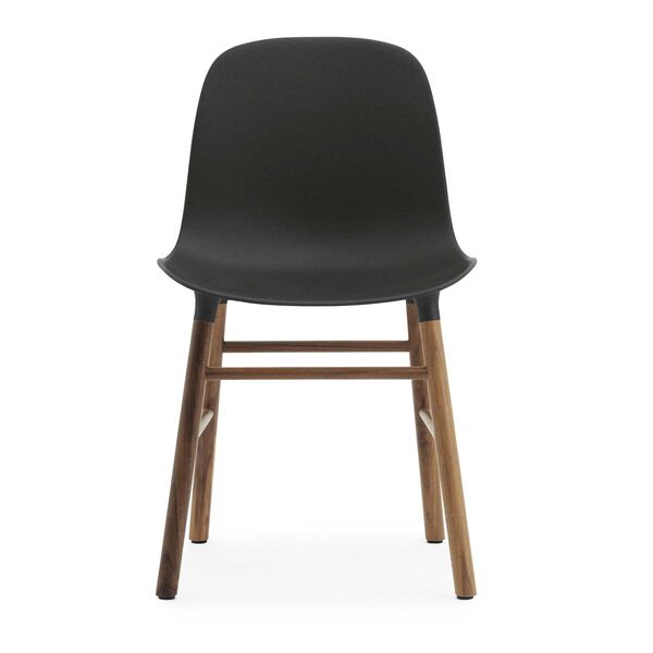 Form Stol Sort/Valnød