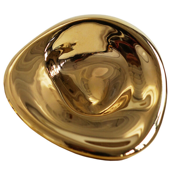 Ripple Knob Seinäkoukku 9 cm Kulta
