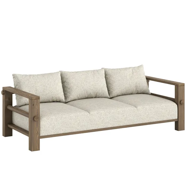 Bare Sofa Bed Carob Brown / Soft Chalk