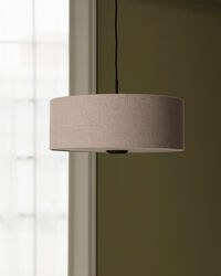 Bosco Pendel Beige / Mørkbejdset Eg