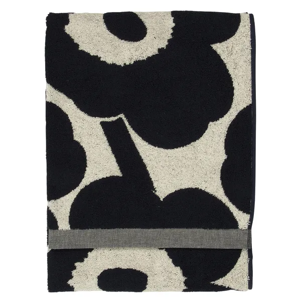 Unikko Handduk 70x150 cm Mörkblå