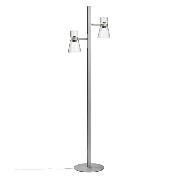 Floor Lamp Cone 2 Silver