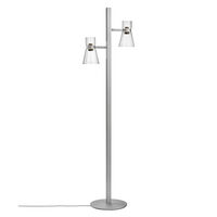 Floor Lamp Cone 2 Silver