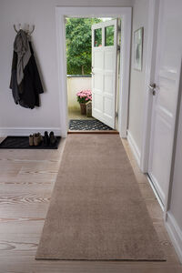 Unicolor Dørmåtte Sand / Beige 90x200 cm