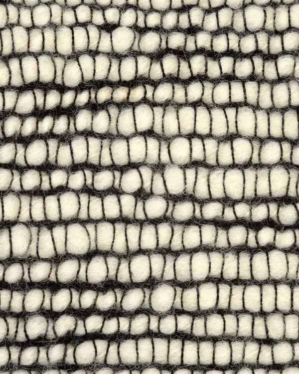 Thread Viltti 140x180 cm Musta / Valkoinen