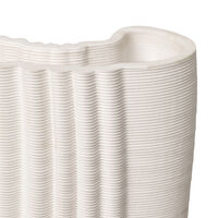 Moire Vase Offwhite 30 cm