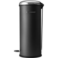 17 Pedalbøtte Sort 30 L