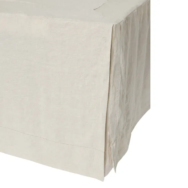 Linen Bed Skirt 160x200 cm