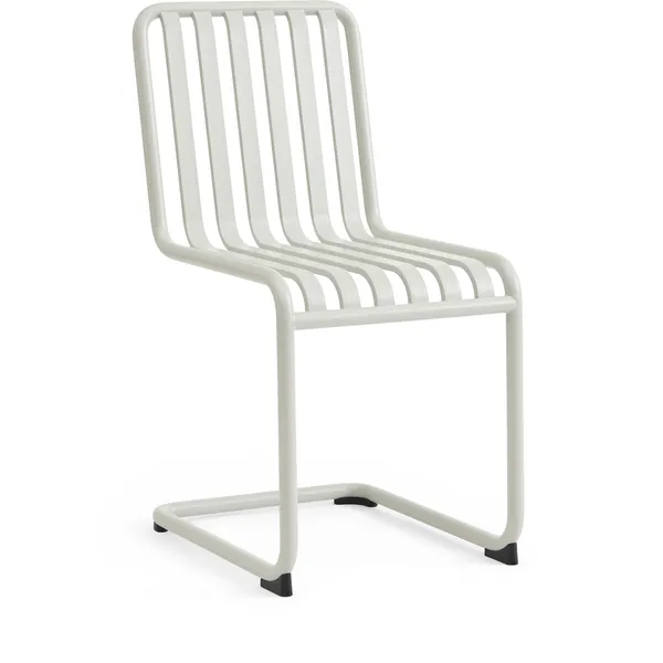 Palissade Cantilever Chair Sky grey powder coated steel