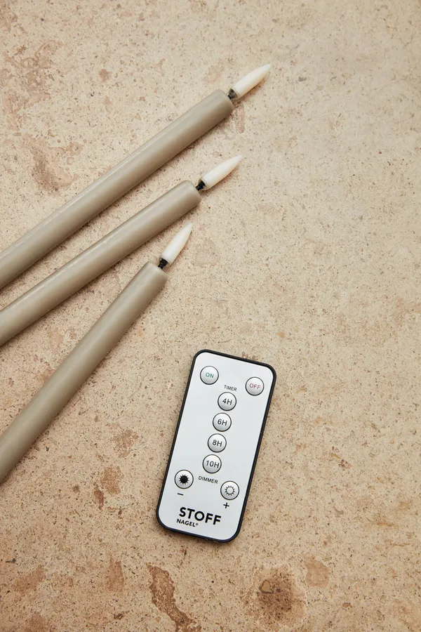 Taper Candles By Uyuni Led-Ljus 2-pack Vit