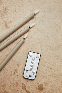 Taper Candles By Uyuni Led-Ljus 2-pack Vit