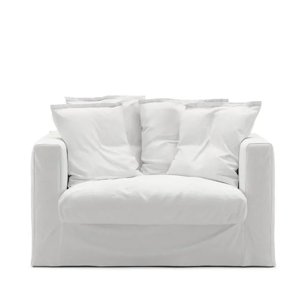 Verhoilu Le Grand Air Love Seat-sohvalle Puuvilla Valkoinen