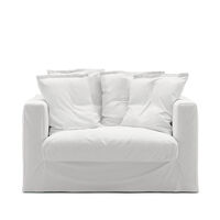 Verhoilu Le Grand Air Love Seat-sohvalle Puuvilla Valkoinen